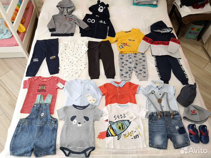 Вещи пакетом на мальчика 86 92