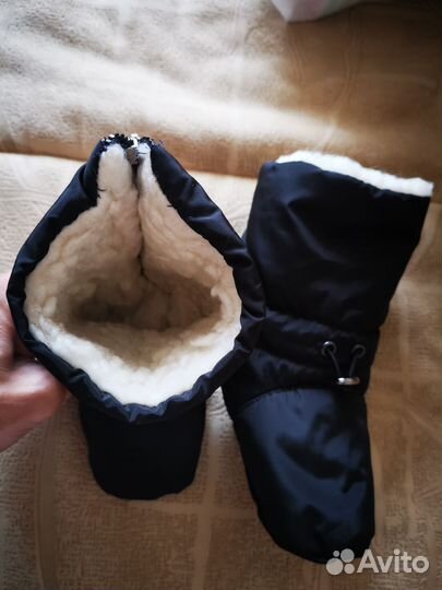 Пинетки зимние меховые
