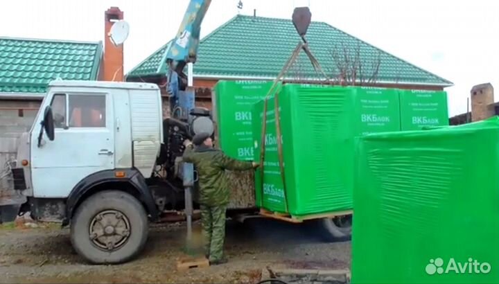 Газоблоки от произоводителя. Объём