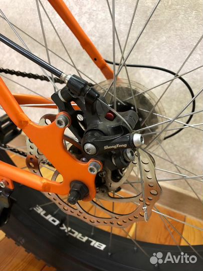 Велосипед фэтбайк Black One Monster 26D