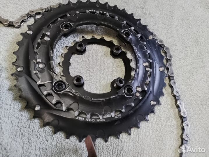 Группа sram X7 3x10 скоростей