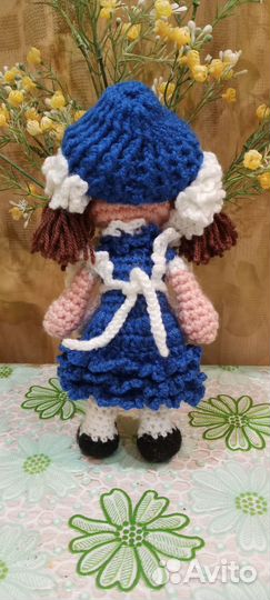 Кукла-школьница 20см