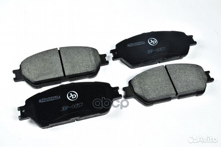 Колодки тормозные, передние D2223 JBP0057 Just