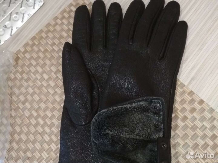 Перчатки жен олень кожа р 7 новые