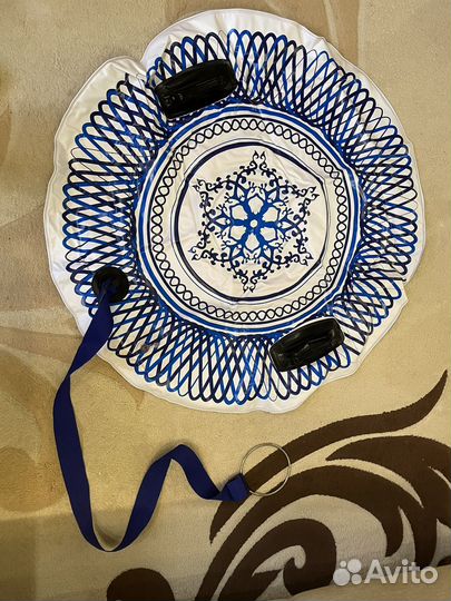 Тюбинг ватрушка - плюшка