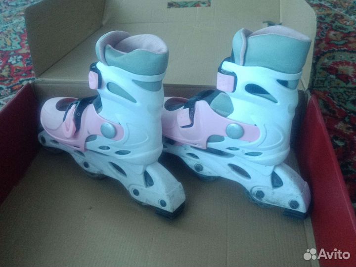 Роликовые коньки детские раздвижные