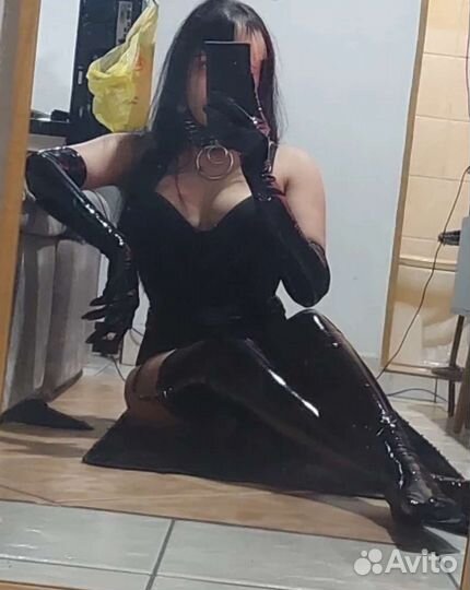 Новые перчатки лаковые под латекс