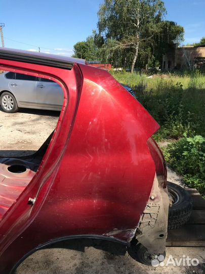 Крыло заднее четверть лев renault sandero 1 1.6 мт