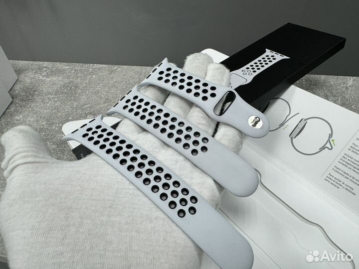 Ремешок Nike Pure Platinum для Apple Watch 44/45mm