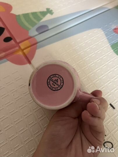 Кружки керамические на подставки