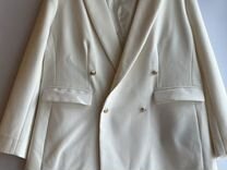 Пиджак жакет белый 4forms с зотолом 54 женский