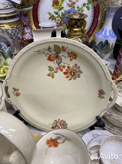 Сервиз и предметы, кофейный и чайный старинный