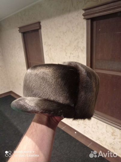 Меховая мужская кепка