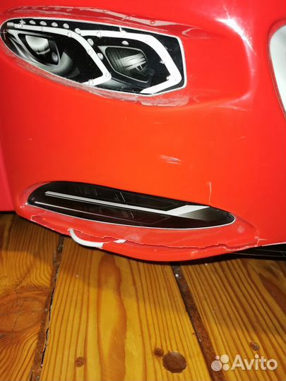 Кровать машинка с матрасом, подсветкой