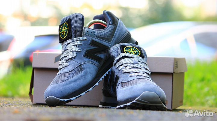 Кроссовки Lux New balance stone island 574