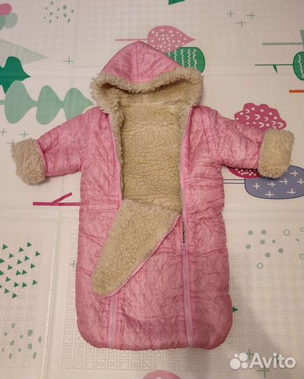 Конверт на выписку для девочки или в коляску