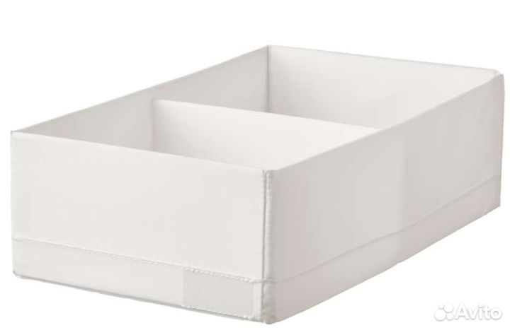IKEA stuk 2 ящика с отделениями, 20х34х10 см