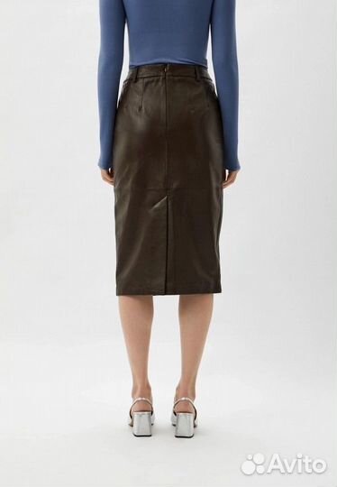 Юбка кожа карандаш новая Max Mara Weekend