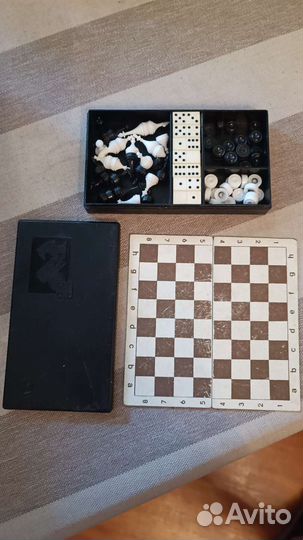 Дорожное домино, шашки, шахматы