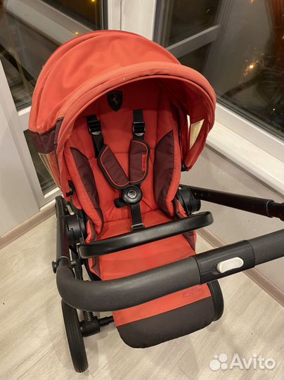 Детская коляска + люлька Cybex Balios S Ferrari