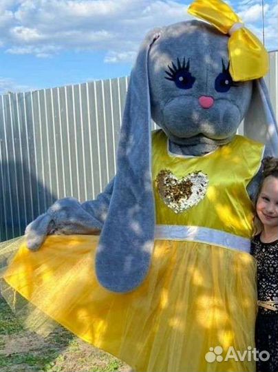 Ростовая кукла мишка тедди и Зайка услуга