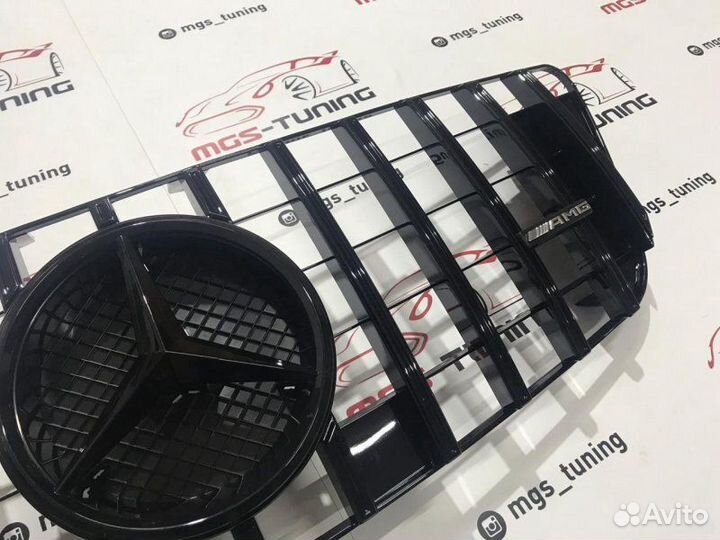 Решетка ML-Class Х w164 GT-Style Black AMG