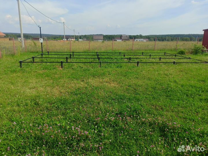 Фундамент на винтовых сваях под ключ