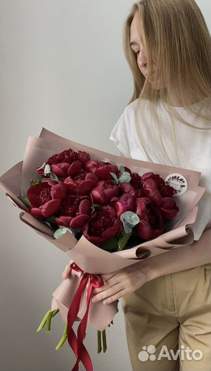 Голландские пионы букет