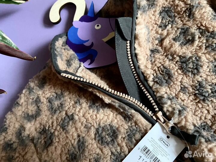 Кофта меховая для девочки 92