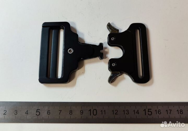 Фастекс для стропы 50 мм (металл матовый черный)