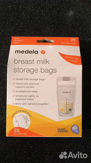 Пакеты для молока medela