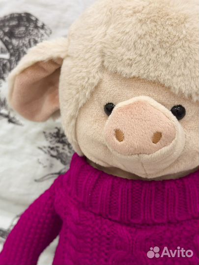 Мягкая игрушка поросенок budi basa