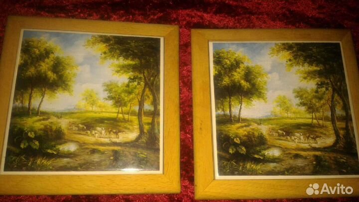 Подставка картина на плитке