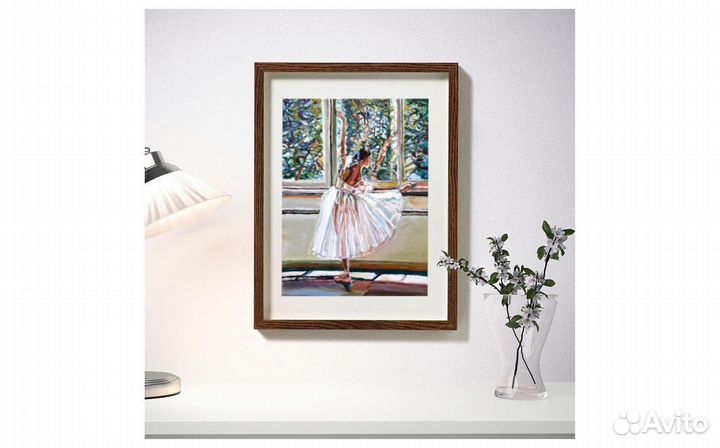 Картина маслом Балерина у окна 30 на 25 см
