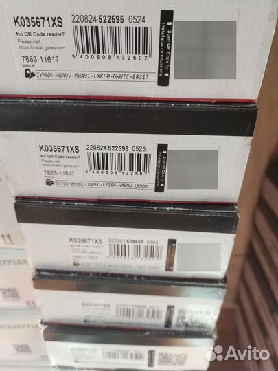 Комплект ремня грм Duster, Logan 1.6/Gates/ K03567