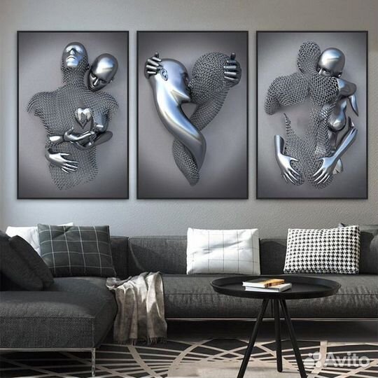 Современные картины на холсте 3D Love art Барнаул