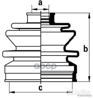 Пыльник шруса наружн. Honda Accord J2864009 J28
