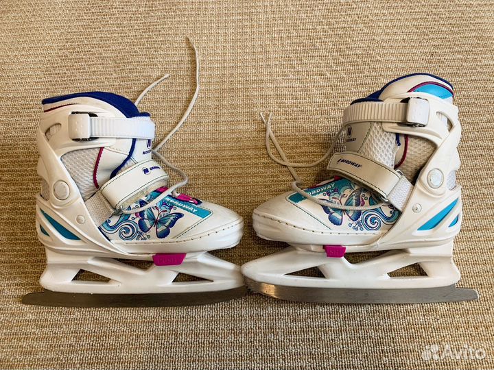 Коньки детские раздвижные размер 26-30