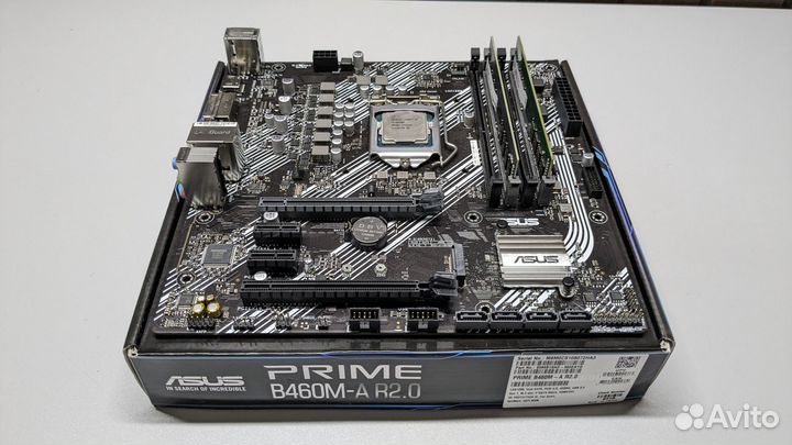 Комплект i3 10100F + Asus B460