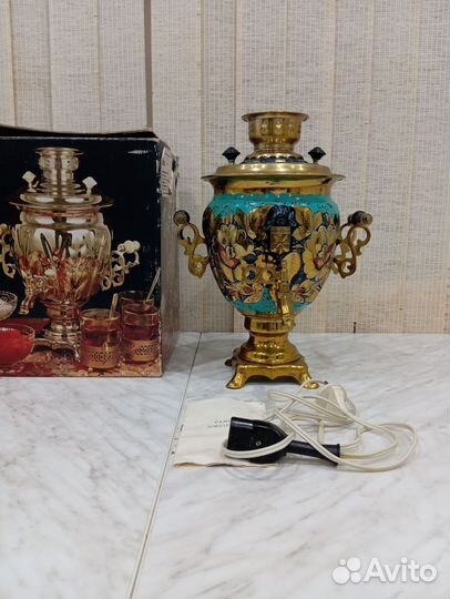 Самовар электрический расписной СССР