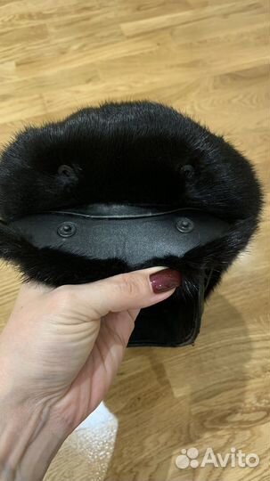 Меховая мужская кепка