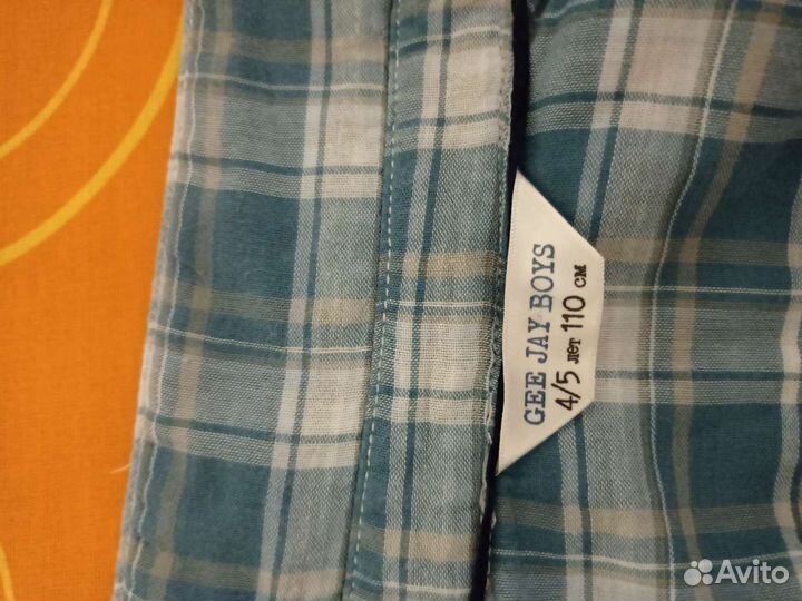 Рубашка на мальчика 4-5 лет