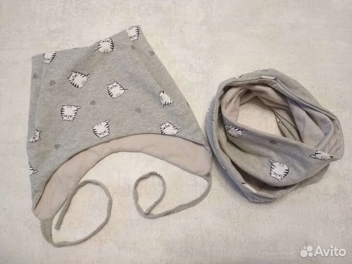 Набор шапочка и снуд на осень