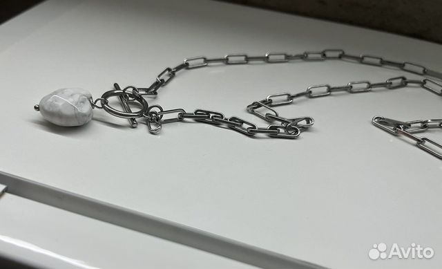 Подвеска с натур.камнем/цепочки