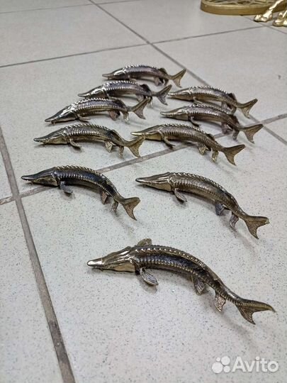 Осетр бронзовый.винтаж