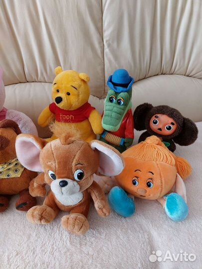 Мягкие игрушки,персонажи из мультиков