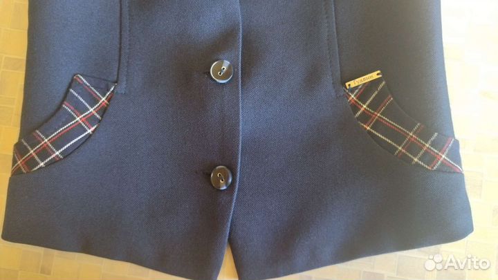 Жилет школьный Гудвин р. 128 для девочки