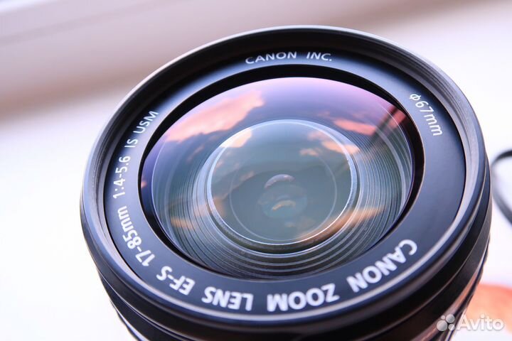 Объектив Canon EF-S 17-85 IS USM+ фильтр и бленда