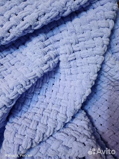 Плед вязаный крючком