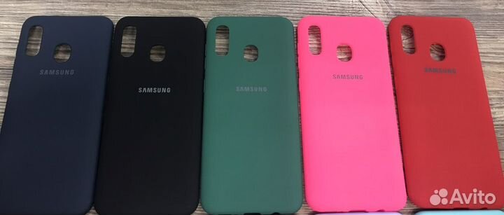 Чехлы силиконовые samsung A20/A30